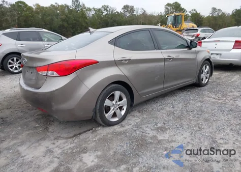 2013 Hyundai Elantra Gls из США, поврежденный, VIN 5NPDH4AE9DH435135
